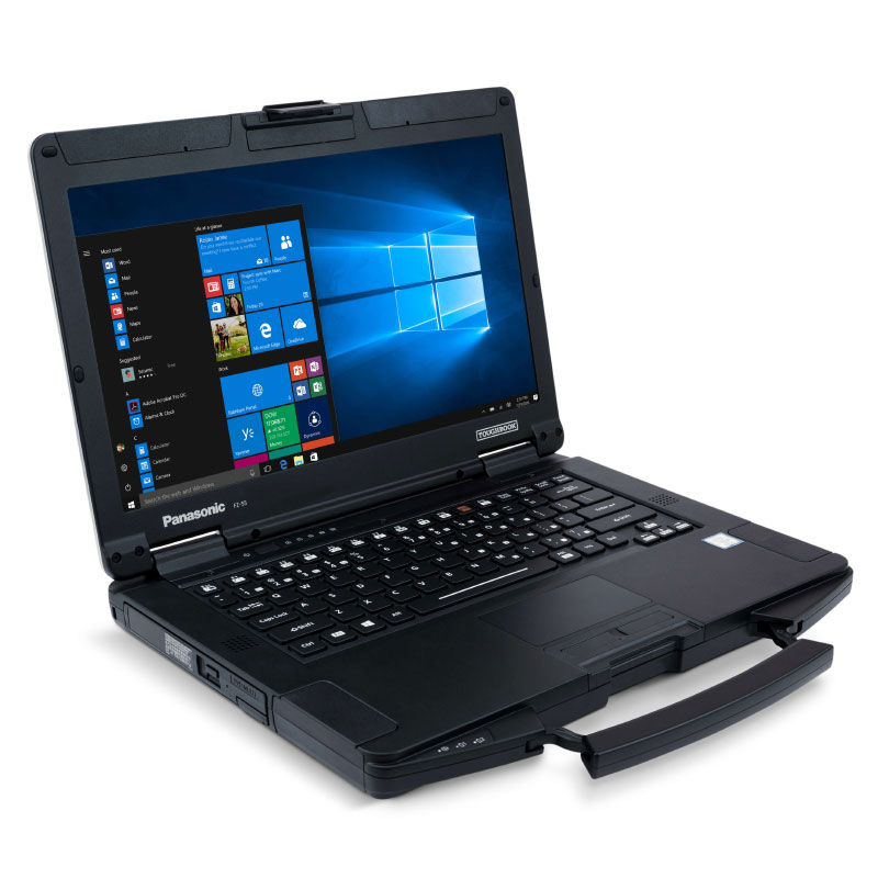 SANTIANNE Toughbook FZ55-MK1 HD PC portable durci IP53 Toughbook 55 (FZ55) 14.0" - Vue avant gauche