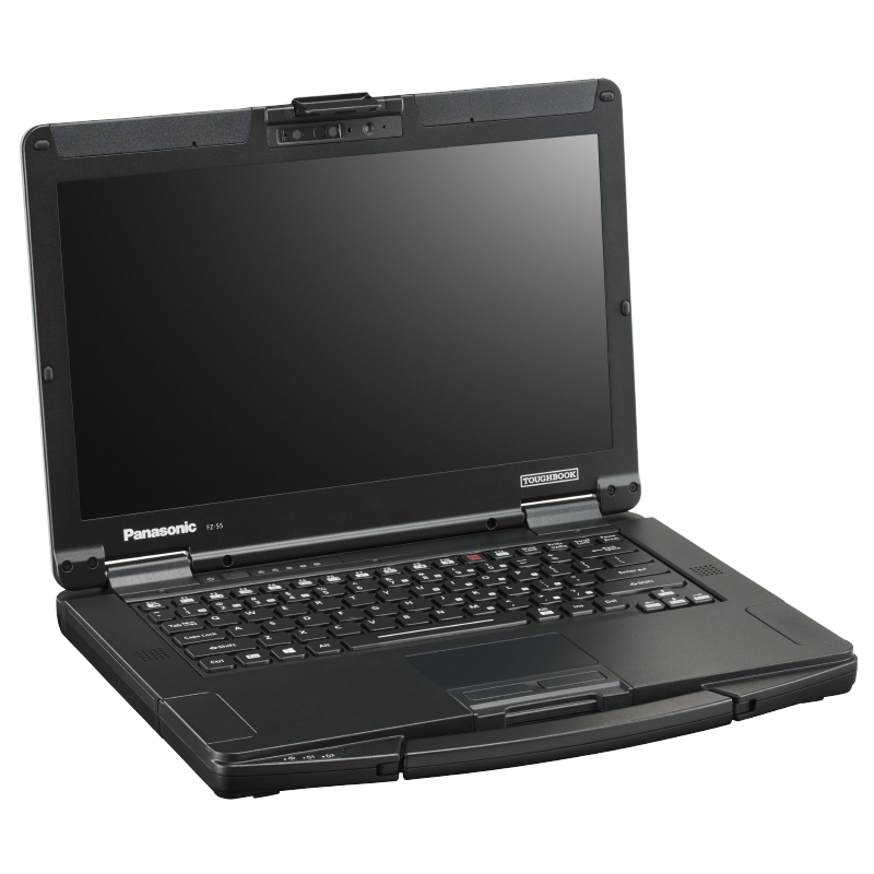 SANTIANNE Toughbook FZ55-MK1 FHD PC portable durci IP53 Toughbook 55 (FZ55) Full-HD - FZ55 HD vue de gauche