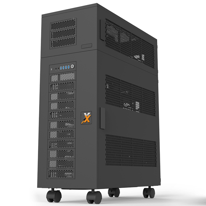 SANTIANNE Forensic 890 PC fixe, PC industriel, ordinateur compatible Ubuntu, Debian, Fedora, Mint, Windows - Boîtier Forensic
