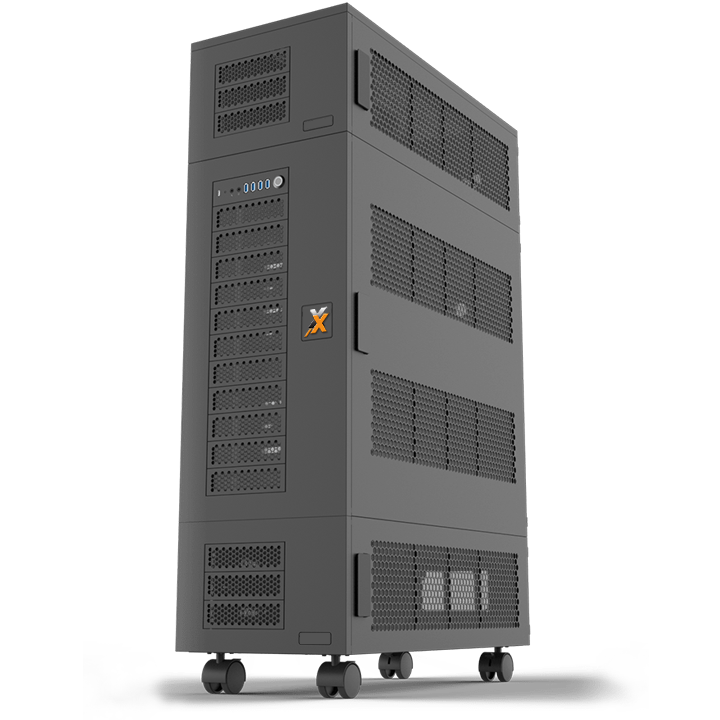 SANTIANNE Forensic 890 PC de bureau cartes tesla, titan - Boîtier Forensic