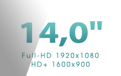 SANTIANNE - CLEVO W840SU - Ecran de très haute qualité zéro pixel défectueux